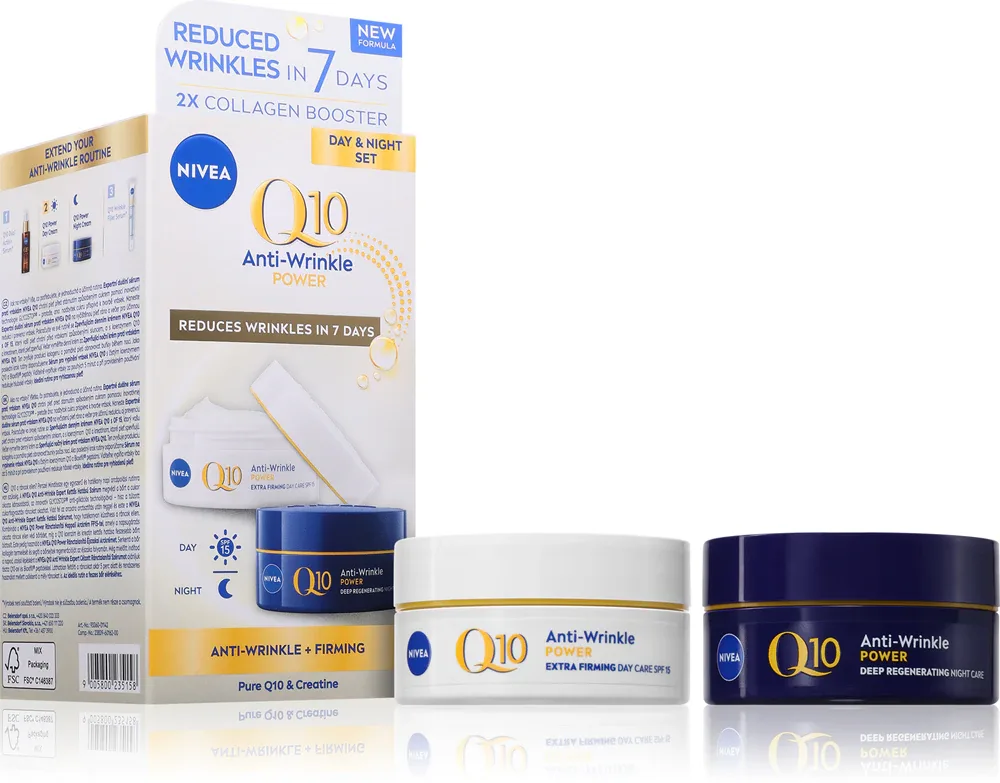 NIVEA Q10 Power - Удобная упаковка для омолаживающего ухода за кожей