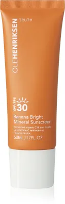 OLEHENRIKSEN Truth Banana Bright Mineral Sunscreen SPF 30 - Крем для загара лица с витамином C SPF 30, 50 мл
