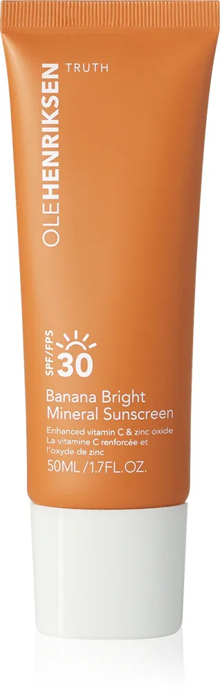 OLEHENRIKSEN Truth Banana Bright Mineral Sunscreen SPF 30 - Крем для загара лица с витамином C SPF 30, 50 мл