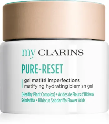 Clarins My Clarins Pure-Reset Matifying Hydrating Blemish Gel - Матирующий гель для кожи с несовершенствами, 50 мл