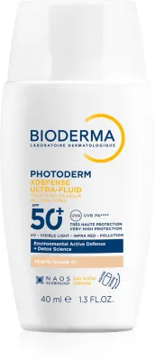 Bioderma Photoderm XDefense Tinted - Защитный тонизирующий флюид для лица SPF 50+, 40 мл