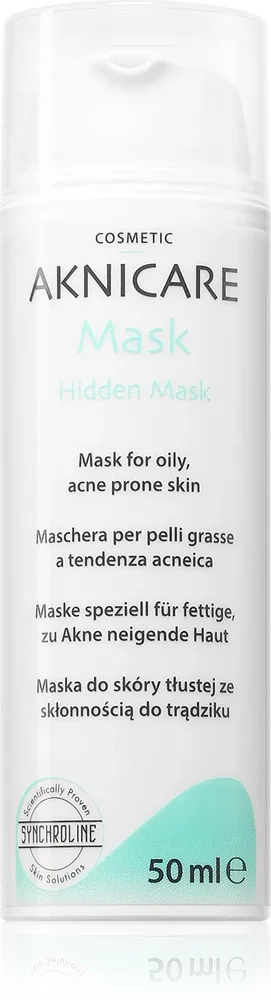 Synchroline Aknicare Mask - Крем для лица для жирной кожи с проблемами акне, 50 мл