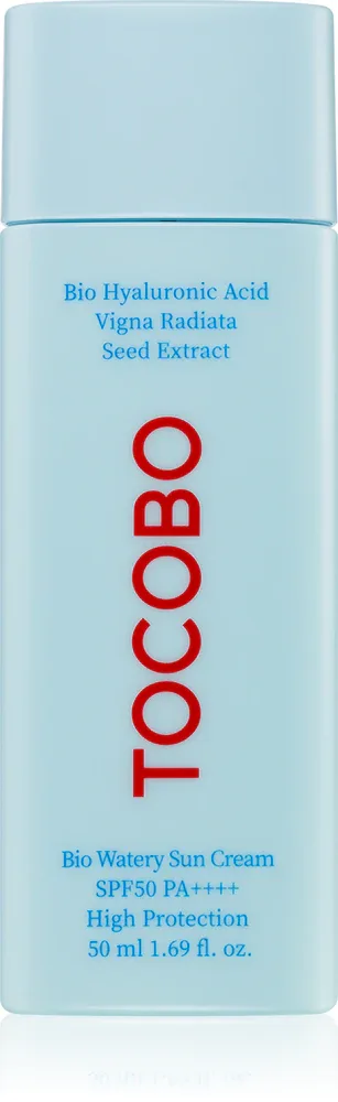 TOCOBO Bio Watery Sun Cream - Легкий увлажняющий гель-крем SPF 50+, 50 мл