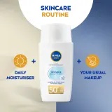 NIVEA SUN Invisible Daily Fluid - Легкий защитный флюид SPF 50+, 40 мл — фото 2
