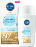 NIVEA SUN Invisible Daily Fluid - Легкий защитный флюид SPF 50+, 40 мл — фото 6