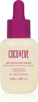 Coco & Eve Sunny Honey Bronzing Face Drops - Капли для лица для автозагара, 30 мл