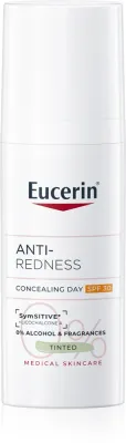 Eucerin Anti-Redness - Нейтрализующий дневной крем с зеленым пигментом SPF 25, 50 мл