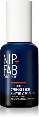 NIP+FAB Glycolic Fix Extreme - Сыворотка для лица восстанавливающая ночью, 45 мл