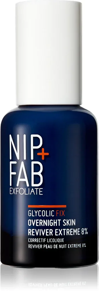 NIP+FAB Glycolic Fix Extreme - Сыворотка для лица восстанавливающая ночью, 45 мл