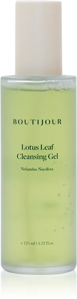 BOUTIJOUR Lotus Leaf Cleansing Gel - Успокаивающий очищающий гель для снятия макияжа, увлажняющий, 125 мл