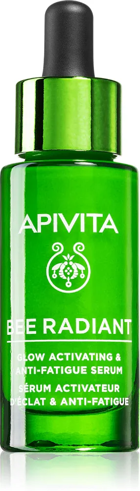 Apivita Bee Radiant Serum - Сыворотка для лица, увлажняющая и осветляющая, против старения кожи, 30 мл