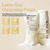 Some By Mi Lacto Soy Enzyme Deep Cleansing Foam - Пена глубокого очищения с успокаивающим действием, 100 мл — фото 4