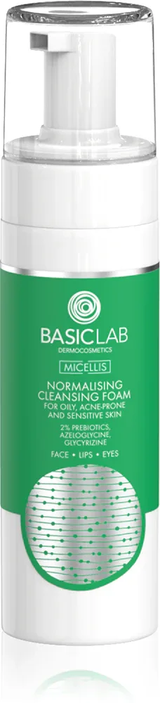 BasicLab Dermocosmetics Micellis - Нежная очищающая пенка для жирной кожи с акне