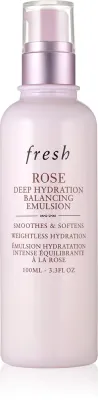 fresh Rose Deep Hydration Balancing Emulsion - Увлажняющий крем с экстрактом розы, 100 мл