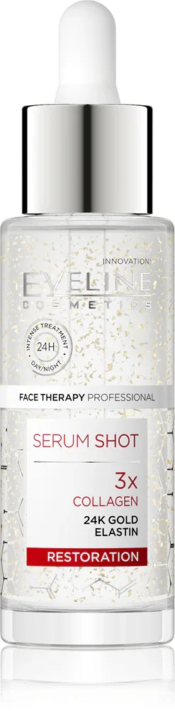 Eveline Cosmetics Serum Shot 3x Collagen - Сыворотка для лица с коллагеном, 30 мл