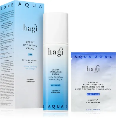 Hagi Aqua Zone - Увлажняющий дневной крем для нормальной и сухой кожи, 50 мл