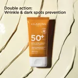 Clarins Sun Care Youth-Protecting Sunscreen - Солнцезащитный крем для лица SPF 50+, 50 мл — фото 2