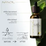 Nanoil Aloe & White Tea - Сыворотка для лица с алоэ и белым чаем, 50 мл — фото 2