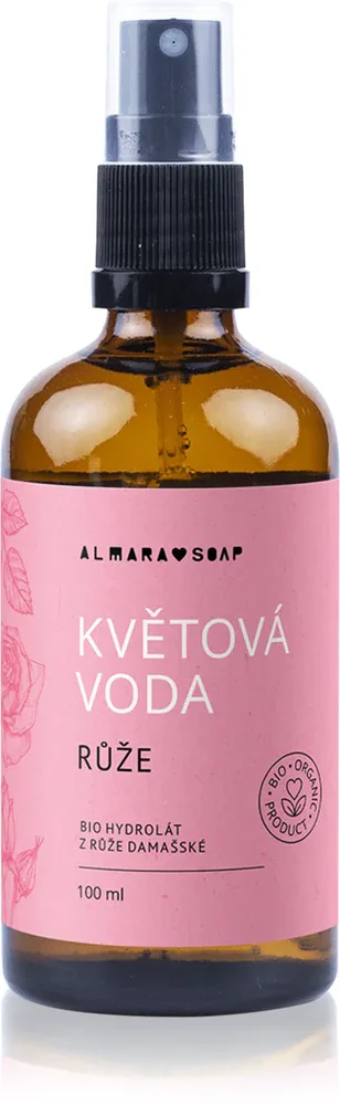 Тоник для лица Almara Soap Floral Water Rose цветочная вода розы, для сухой и чувствительной кожи, 100 мл