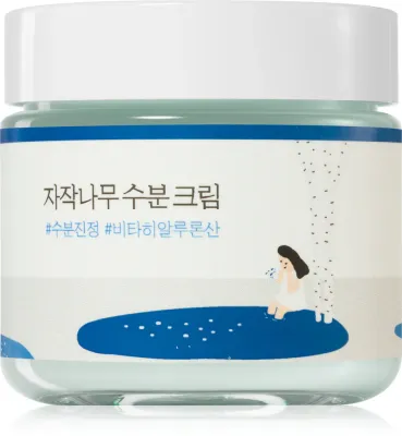 ROUND LAB Birch Juice Moisturizing Cream - Легкий увлажняющий крем, восстанавливающий защитный барьер кожи, 80 мл