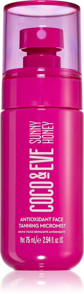 Coco & Eve Sunny Honey Antioxidant Face Tanning Micromist - Самозагар для лица в виде тумана, 75 мл