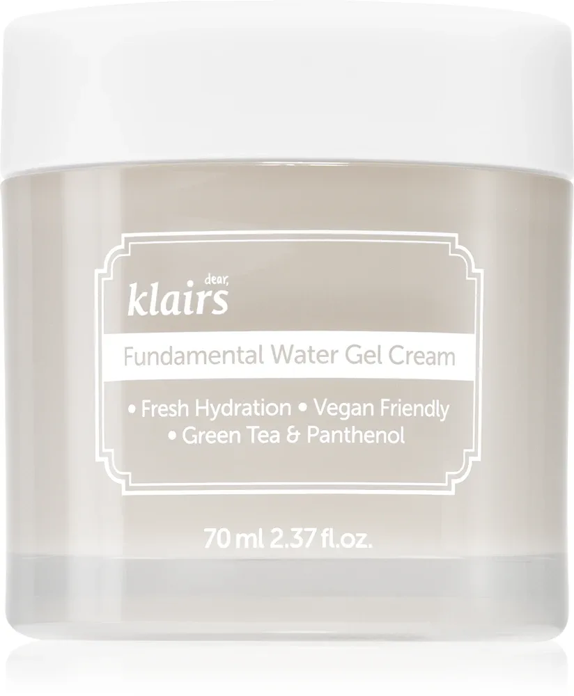 Klairs Fundamental Water Gel Cream - Увлажняющий гель-крем для лица, 70 мл