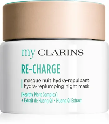 Clarins My Clarins Re-Charge Hydra-Replumping Night Mask - Энергетическая маска для лица, придающая коже сияющий вид, 50 мл