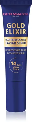 Dermacol Gold Elixir - Сыворотка глубокого восстановления с кавиаром, 12 мл