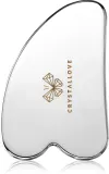 Пластина гуаша Crystallove Cryo Ice Gua Sha из нержавеющей стали, охлаждающая — фото 1