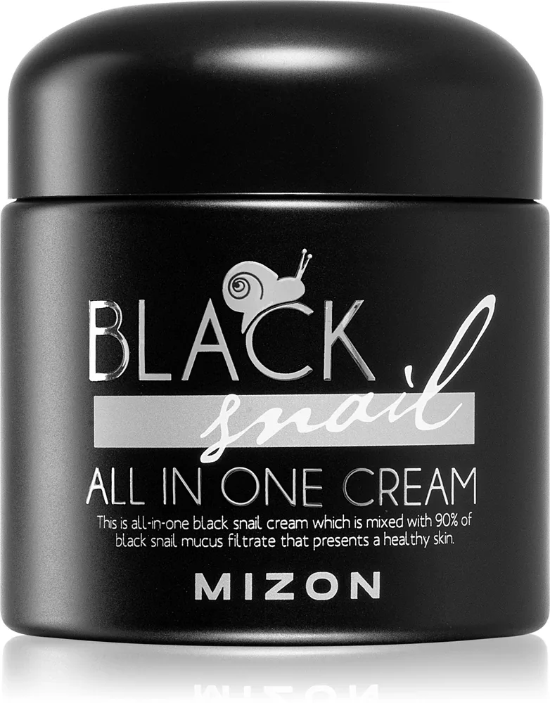 Mizon Black Snail All in One - Крем для лица с экстрактом из слизи улитки 90%