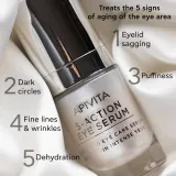 Apivita 5-Action Eye Serum - Интенсивная сыворотка для области вокруг глаз, 15 мл — фото 2