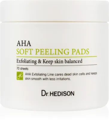 Dr. HEDISON AHA - Крем для лица с отшелушивающими частичками, 70 шт
