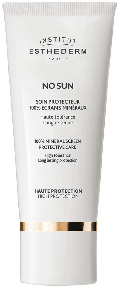 Institut Esthederm No Sun 100% Mineral Screen Protective Care - Минеральный крем для лица и тела с высокой защитой от УФ-лучей, 50 мл