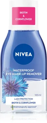 Средство для снятия макияжа с глаз NIVEA Aqua Effect двухфазное, для водостойкого макияжа, 125 мл