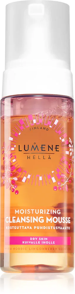 Lumene Moisturizing [HELLÄ] - Увлажняющая очищающая пенка для сухой кожи, 150 мл