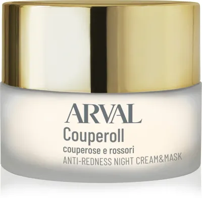 Arval Couperoll Anti-redness Night Cream & Mask - Крем-маска на ночь для чувствительной и раздраженной кожи, 30 мл