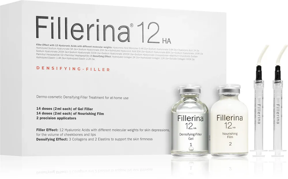 Fillerina Densifying Filler Grade 3 - Крем для лица, заполняющий морщины, 2 мл