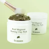 Dr. HEDISON Real Mugwort - Очищающая маска для лица с глиной, 265 мл — фото 3