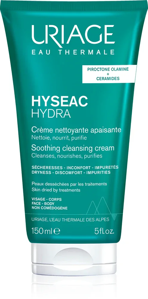 Uriage Hyseac Hydra Soothing Cleansing Cream - Очищающий крем для кожи с несовершенствами, 150 мл