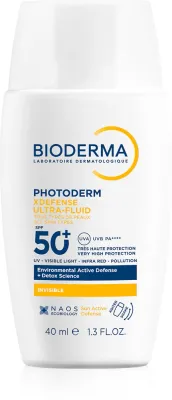 Bioderma Photoderm XDefense Invisible - Защитный флюид SPF 50+, 40 мл