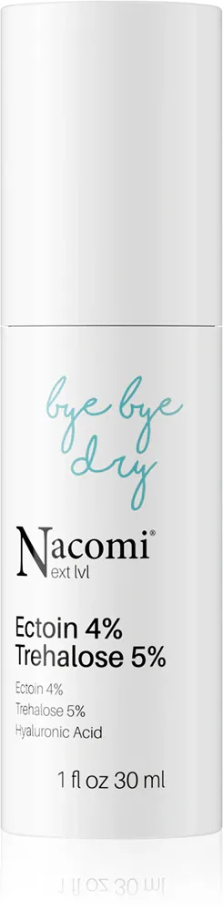 Nacomi Next Level Bye Bye Dry - Сыворотка увлажняющая для сухой кожи Ectoin 4% Trehalose 5%, 30 мл