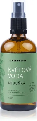 Тоник для лица Almara Soap Floral Water Lemon balm для сухой кожи, с гидролатом мелиссы, 100 мл