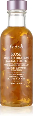 fresh Rose Deep Hydration Facial Toner - Увлажняющий тоник с розой, 100 мл