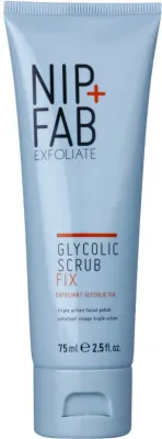 Скраб для лица NIP+FAB Glycolic Fix Scrub с гликолевой кислотой, отшелушивающий, 75 мл