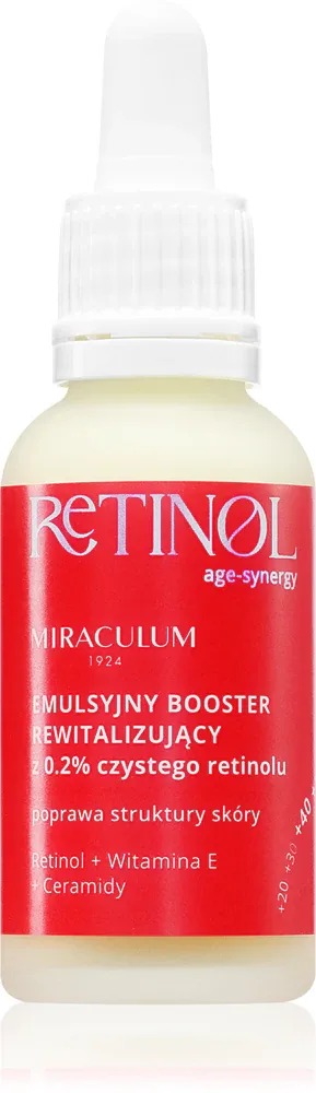 Miraculum AGE-SYNERGY RETINOL 0.2% - Сыворотка против несовершенств и старения кожи с ретинолом, 30 мл