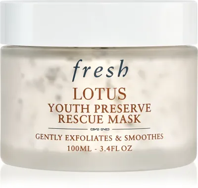 fresh Lotus Youth Preserve Rescue Mask - Крем для лица против старения с эксфолирующим эффектом, 100 мл