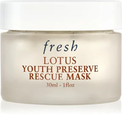 fresh Lotus Youth Preserve Rescue Mask - Крем для лица против старения с эксфолирующим эффектом, 30 мл