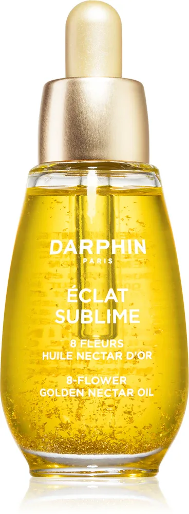 Darphin Éclat Sublime 8-Flower Golden Nectar Oil - Крем для лица с эфирным маслом из 8 цветов с 24-каратным золотом, 30 мл