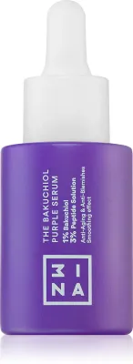 3INA The Bakuchiol Purple Serum - Легкое сыворотка для лица, укрепляющая кожу, 30 мл