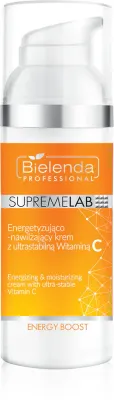 Bielenda Professional Supremelab Energy Boost - Энергетический увлажняющий крем с ультрастабильной витамином C, 50 мл